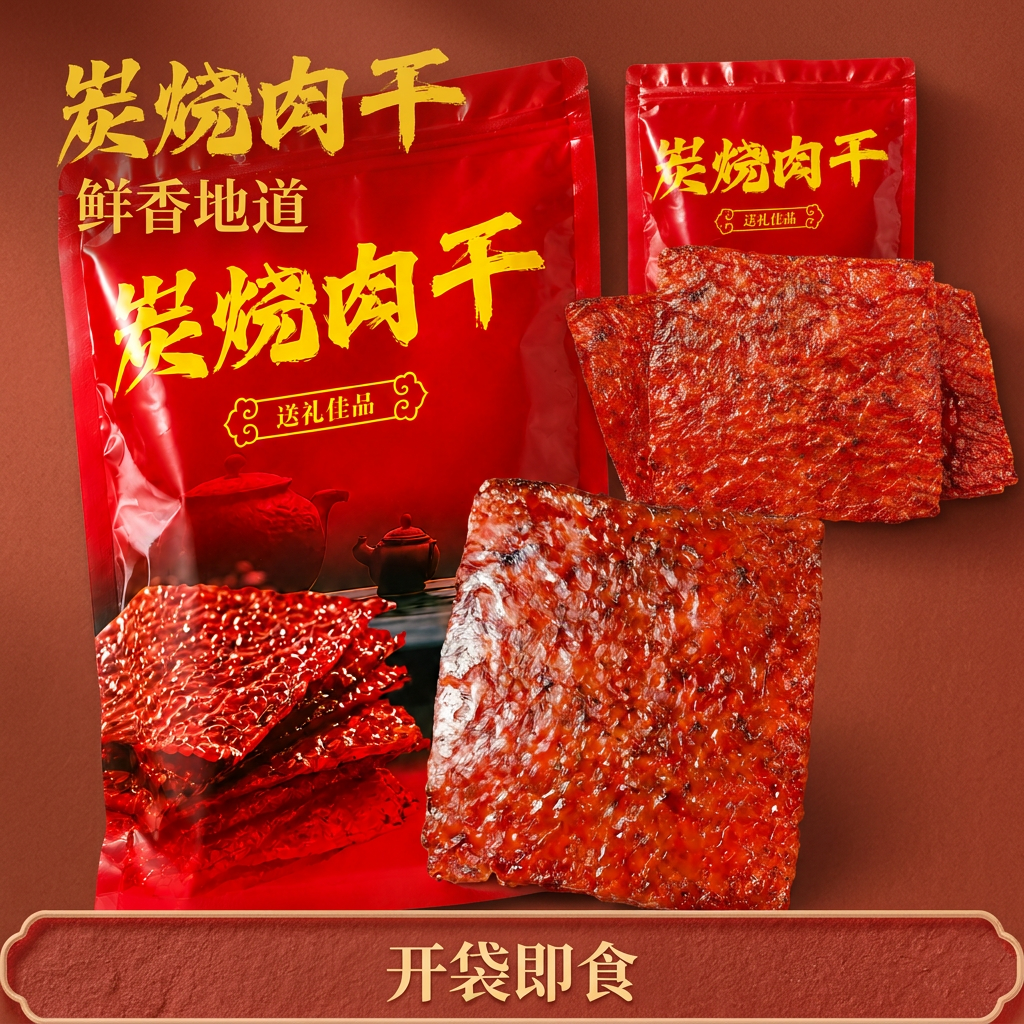 FireBitee 蜜汁炭烧肉干产品展示 5